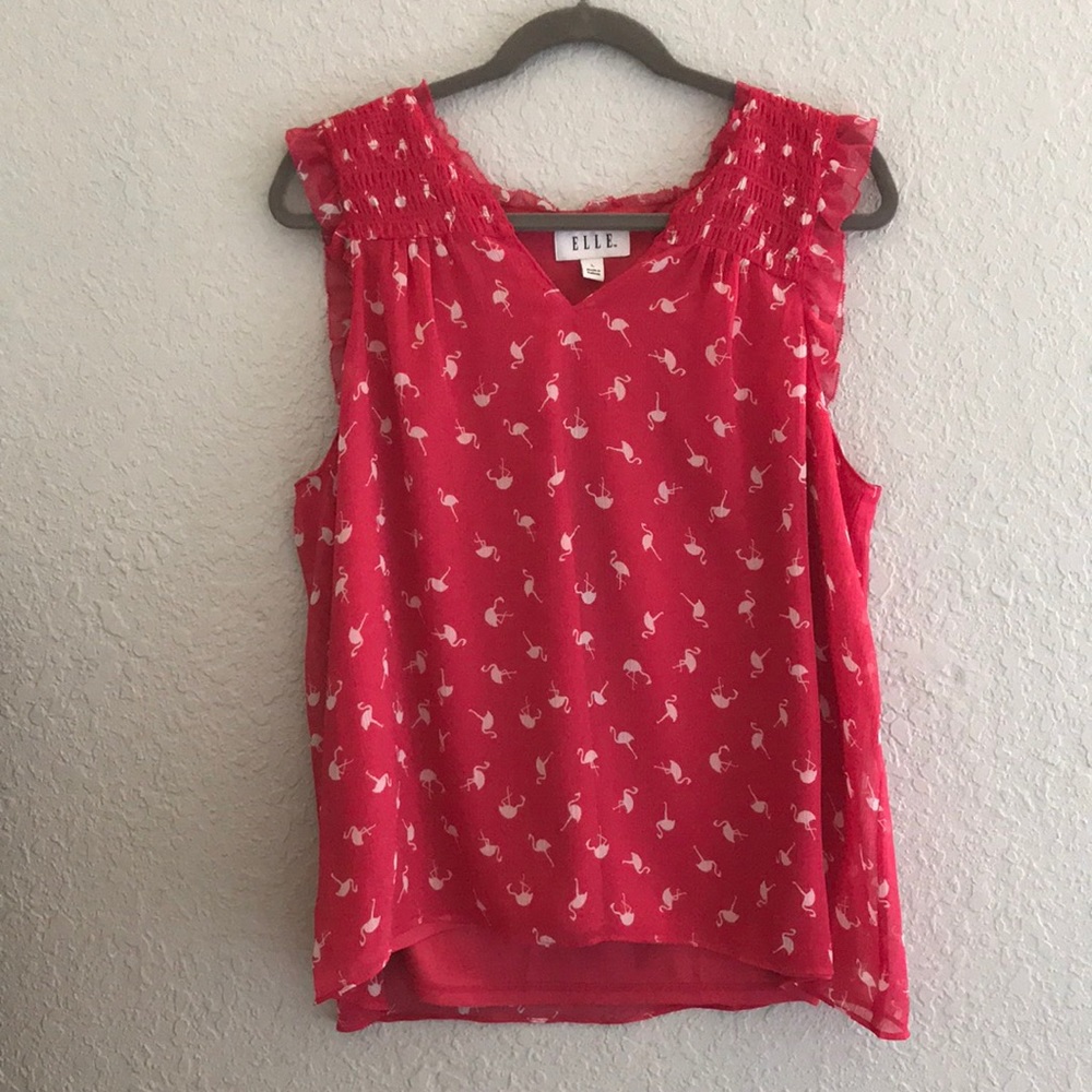 ELLE Pink Flamingo Shirt